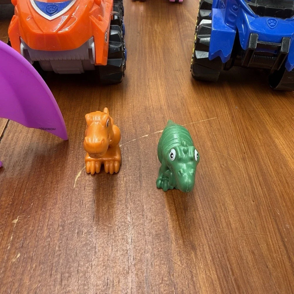 PAW Patrol Dino Rescue Lot Deluxe Vehicles Figures Chase Marshall Skye Rex Zuma